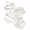 Luminere Calacatta Paonazzo White 6" Hexagon Polished Porcelain Mosaic Tile