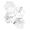 Luminere Arabescato White 6" Hexagon Matte Porcelain Mosaic Tile