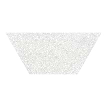 Aggretto Pearl Gray 10x24 Half Hexagon Matte Porcelain Tile