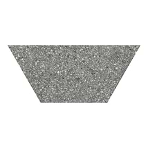 Aggretto Shadow Gray 10x24 Half Hexagon Matte Porcelain Tile
