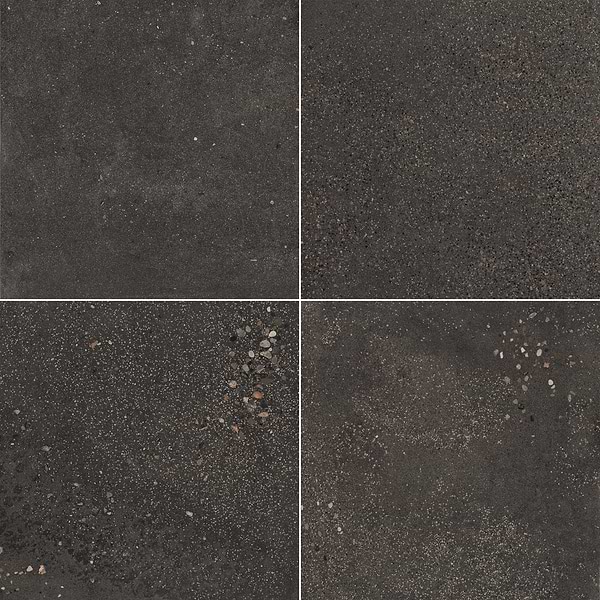 Arena Black 24x24 Matte Porcelain 2CM Outdoor Paver in Charcoal, View 1
