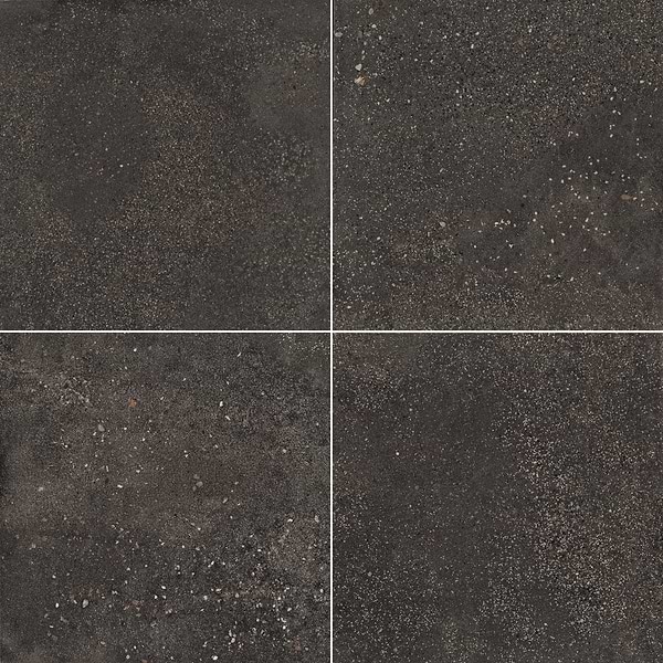 Arena Black 24x24 Matte Porcelain Tile in Charcoal, View 1