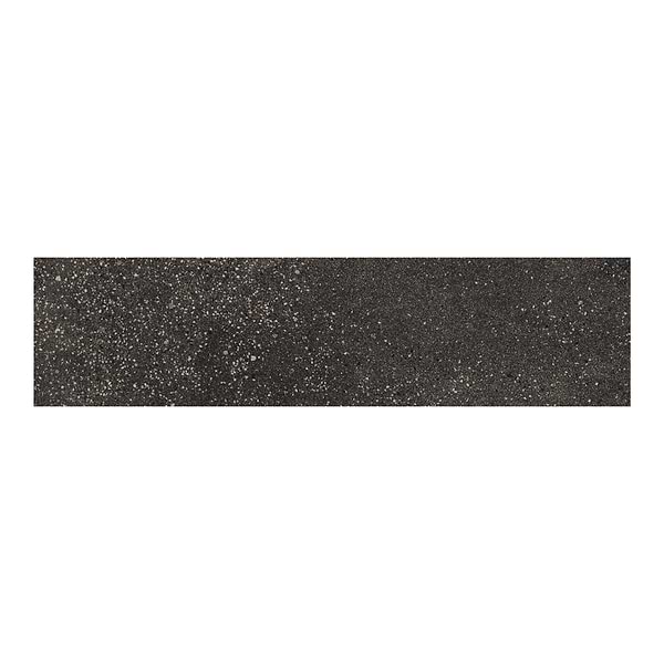 Arena Black 3x12 Matte Porcelain Bullnose in Charcoal, View 1