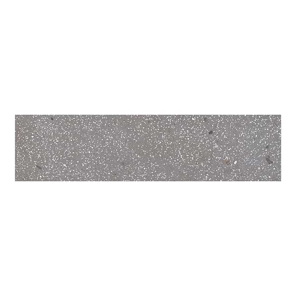 Arena Steel Gray 3x12 Matte Porcelain Bullnose in Gray, View 1