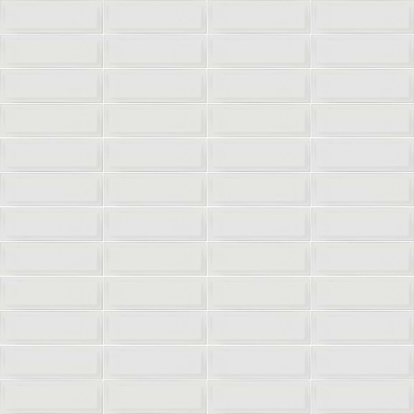 Palette Vintage Gray 4x12 Glossy Ceramic Tile in Light Gray, View 1