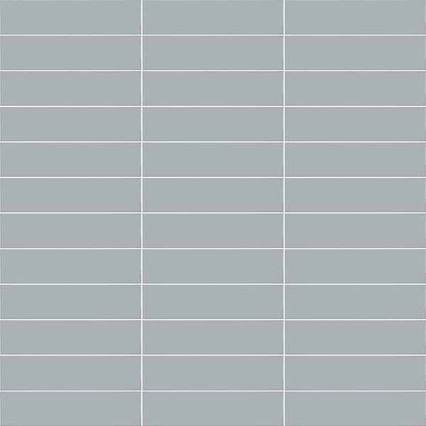 Palette Cloud Blue 4x16 Glossy Ceramic Tile in Blue Gray, View 1