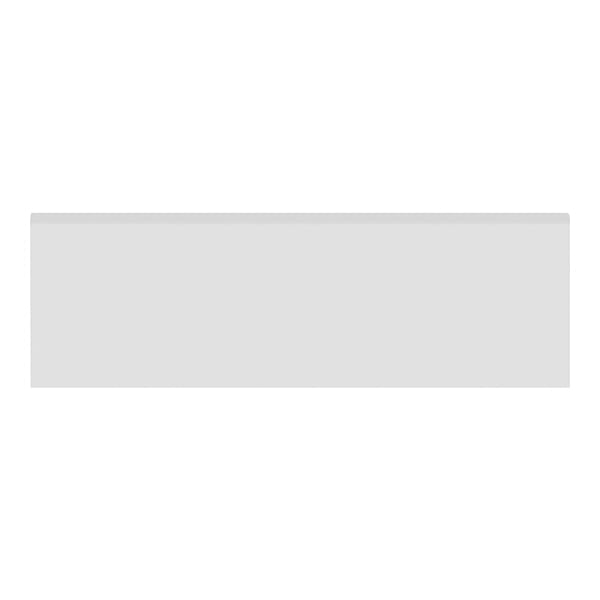 Palette Gallery Gray 2x6 Glossy Ceramic Bullnose in Light Gray, View 1