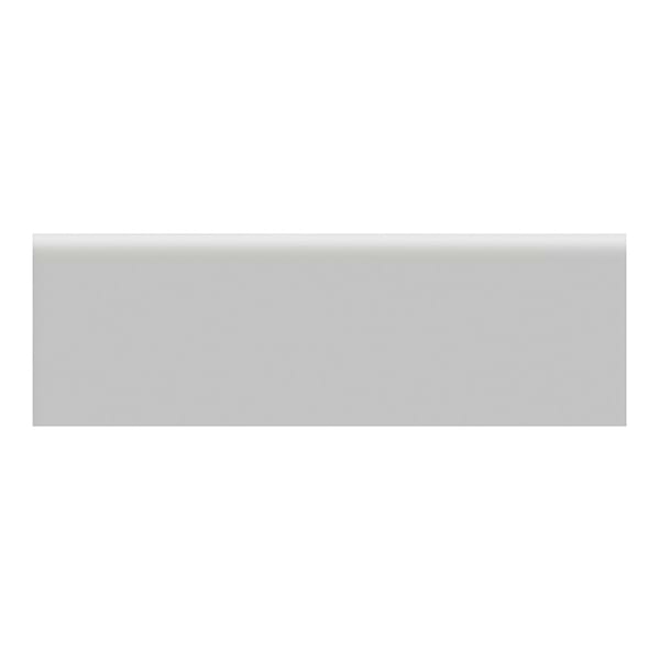 Palette Loft Gray 2x6 Glossy Ceramic Bullnose in Gray, View 1