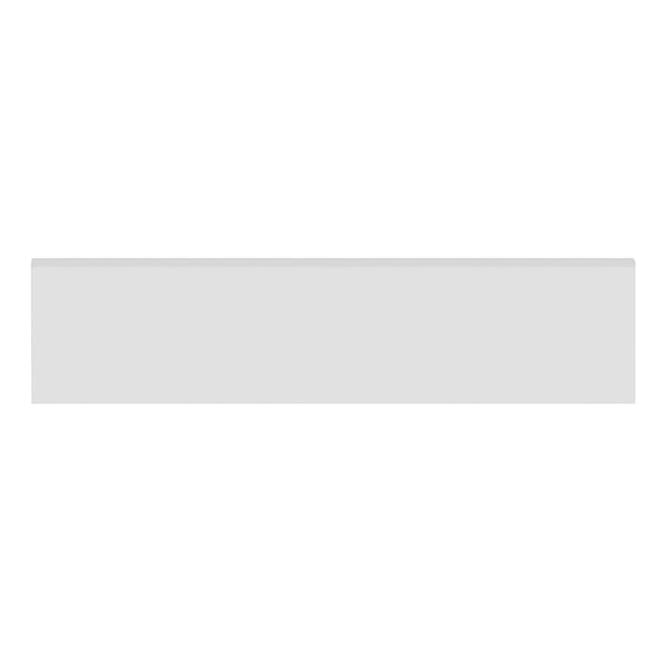 Palette Gallery Gray 2x8 Matte Ceramic Bullnose in Light Gray, View 1