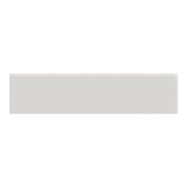 Palette Halo Gray 2x8 Matte Ceramic Bullnose in Greige, View 1
