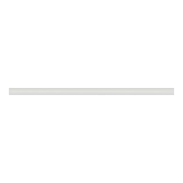 Palette Vintage Gray 12" Glossy Ceramic Quarter Round in Light Gray, View 1