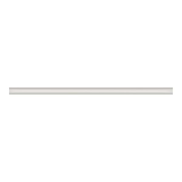 Palette Halo Gray 12" Glossy Ceramic Quarter Round in Greige, View 1