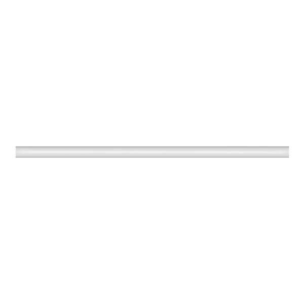 Palette Gallery Gray 12" Matte Ceramic Quarter Round in Light Gray, View 1