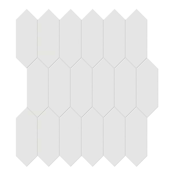 Palette Vintage Gray 2x5 Matte Ceramic Mosaic Tile in Light Gray, View 1