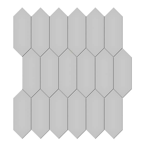 Palette Loft Gray 2x5 Matte Ceramic Mosaic Tile in Gray, View 1