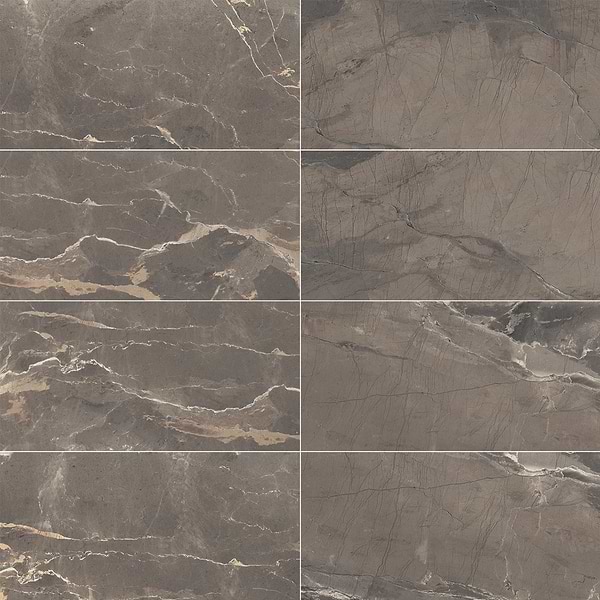 Definite Brown 12x24 Matte Porcelain Tile in Brown, View 1