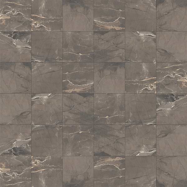 Definite Brown 2x2 Matte Porcelain Mosaic Tile in Brown, View 1