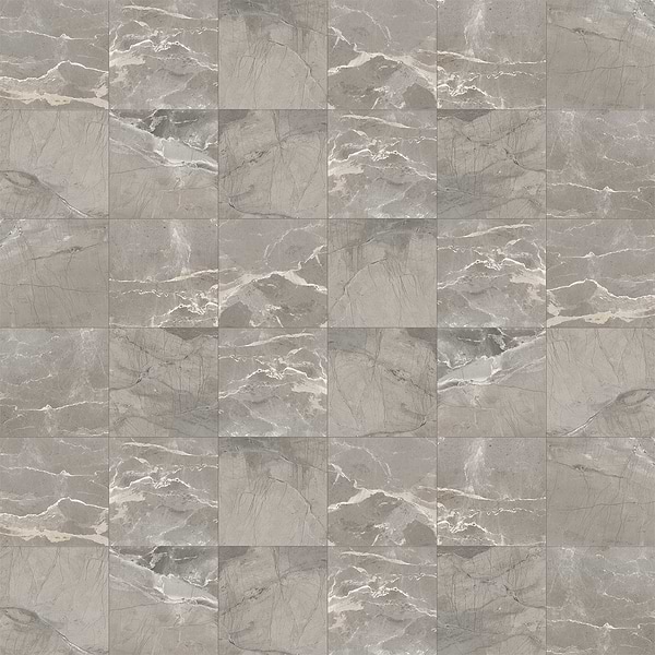 Definite Dark Gray 2x2 Matte Porcelain Mosaic Tile in Dark Gray, View 1