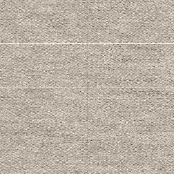 Textiles Rope Beige 12x24 Matte Porcelain Tile in Taupe, View 1