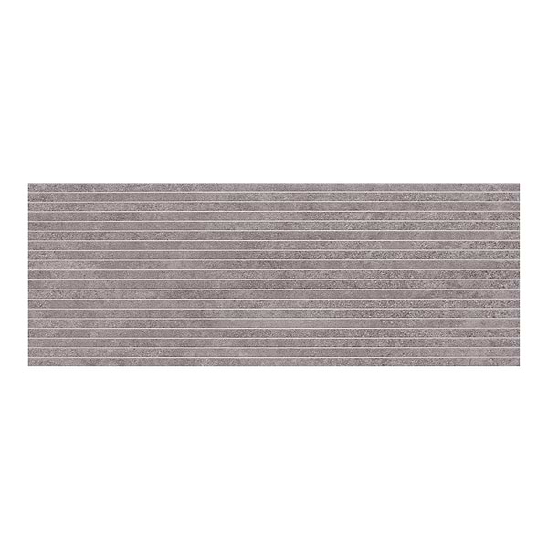 Relic Ash Gray 18x48 3D Wall Deco Matte Porcelain Tile
