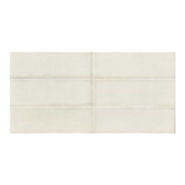 Cristal Blanc White 12x24 Glossy Ceramic Tile