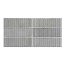 Cristal Bleu Blue Flute 12x24 Glossy Ceramic Tile