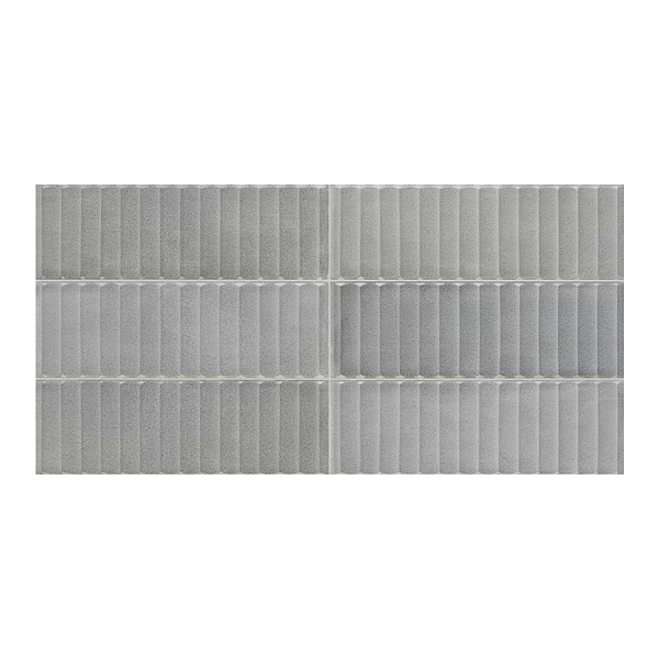 Cristal Bleu Blue Flute 12x24 Glossy Ceramic Tile