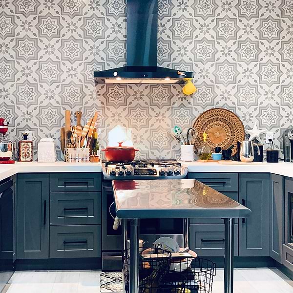 Cascais Silver Sky 9x9 Matte Porcelain Tile