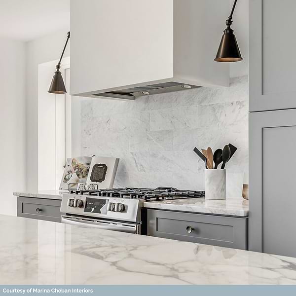 Asian Statuary White 4x12 Polished Marble Subway Tile