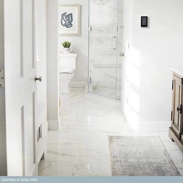 Belvedere Bianco 15x30 Marble Look Porcelain Tile