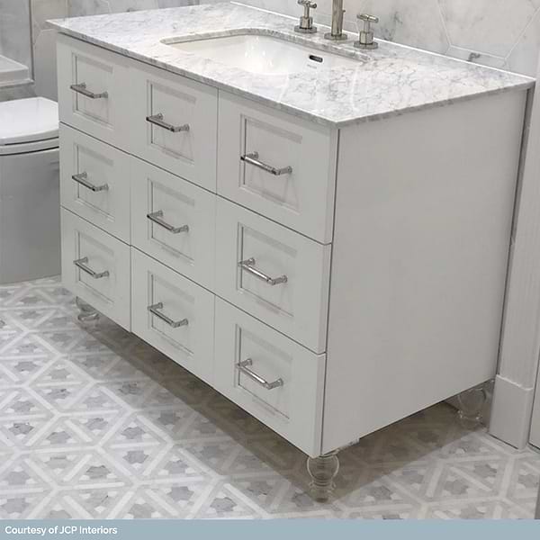 Winter Fresco White Polished Marble Mosaic Tile