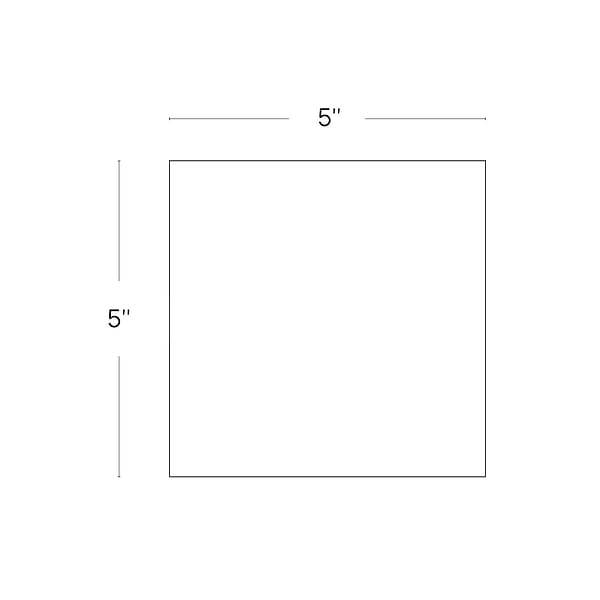 Navari White 5x5 Textured Glossy Ceramic Tile
