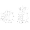 Nora Gray 24" Single Vanity with Carrara Marble Top