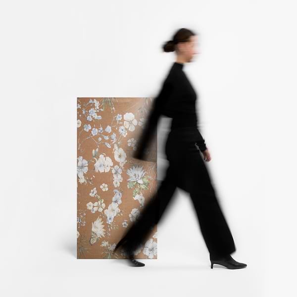 Wakana Autumn Terracotta 24x48 Artisan Decor Matte Porcelain Tile
