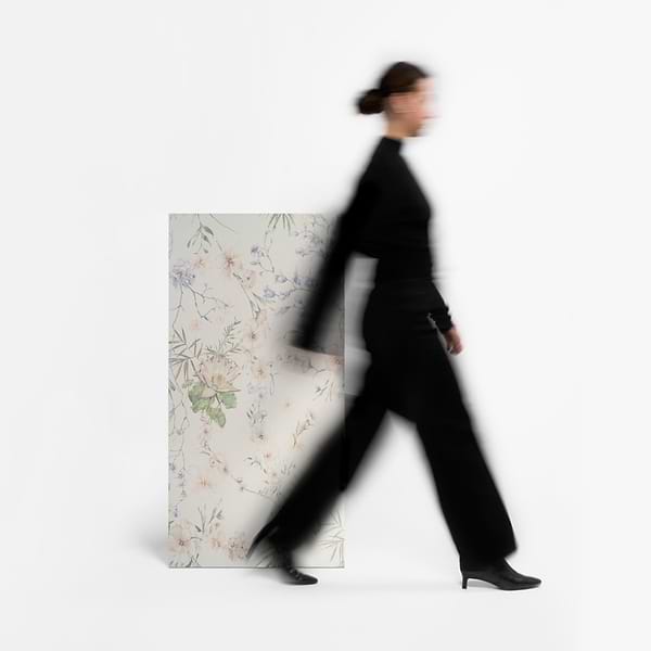 Wakana Spring White 24x48 Artisan Decor Matte Porcelain Tile