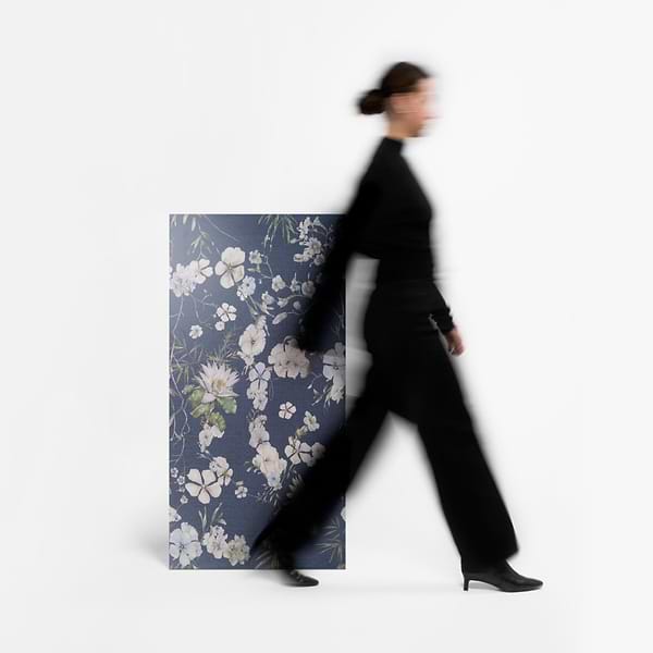 Wakana Winter Blue 24x48 Artisan Decor Matte Porcelain Tile