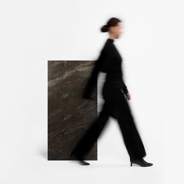 Santo Charcoal Black 24x48 Matte Porcelain Tile
