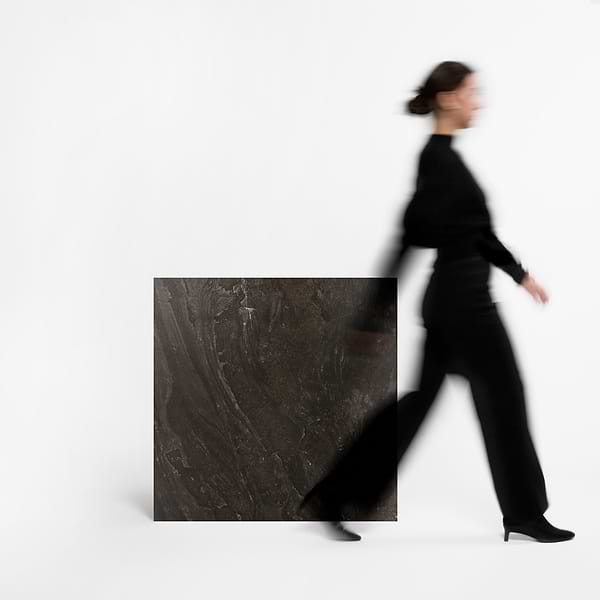 Santo Charcoal Black 36x36 Matte Porcelain Tile
