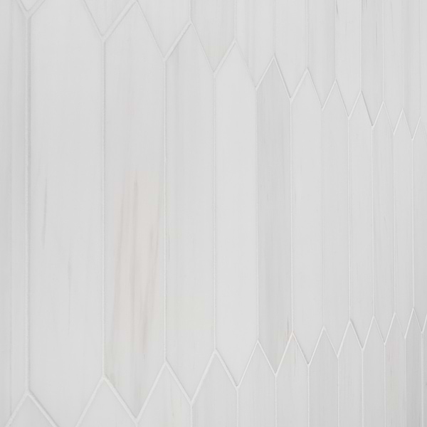 Bianco Dolomite White 3x12 Picket Premium Honed Marble Tile