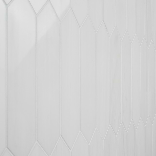 Bianco Dolomite White 3x12 Picket Premium Polished Marble Tile