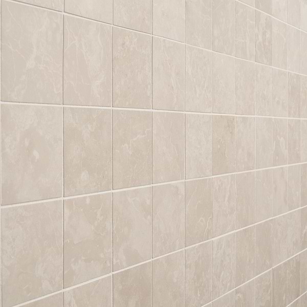 Botticino Extra Light Beige 3x3 Honed Marble Mosaic Tile