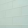 Loft Seafoam Green 4x12 Frosted Glass Subway Tile