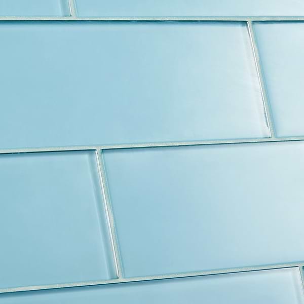 Loft Turquoise 4x12 Polished Glass Tile