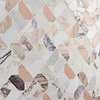 Isobel Grace Peach Polished Marble Luxury Mosaic Tile