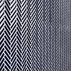 Kai Royal Blue 1x2" Herringbone Crackled Glossy Porcelain Mosaic Tile