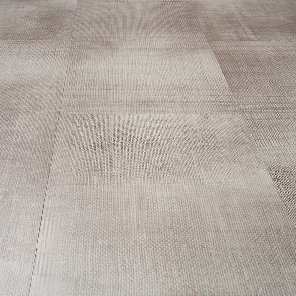 Ristretto LVT Teak Beige 12x24 Fabric Look Glue Down Luxury Vinyl Tile 