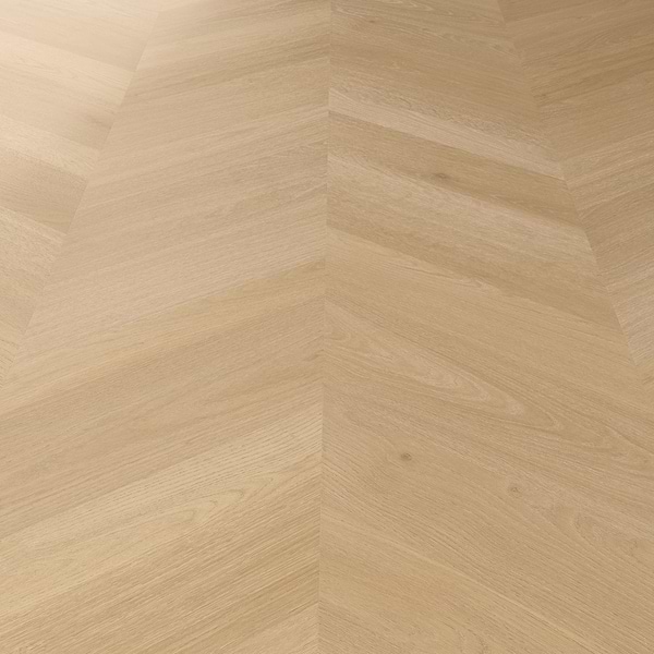 Aspen LVT Chevron Brined 12x48 Luxury Vinyl Plank in Brown, View 4, open zoomed image