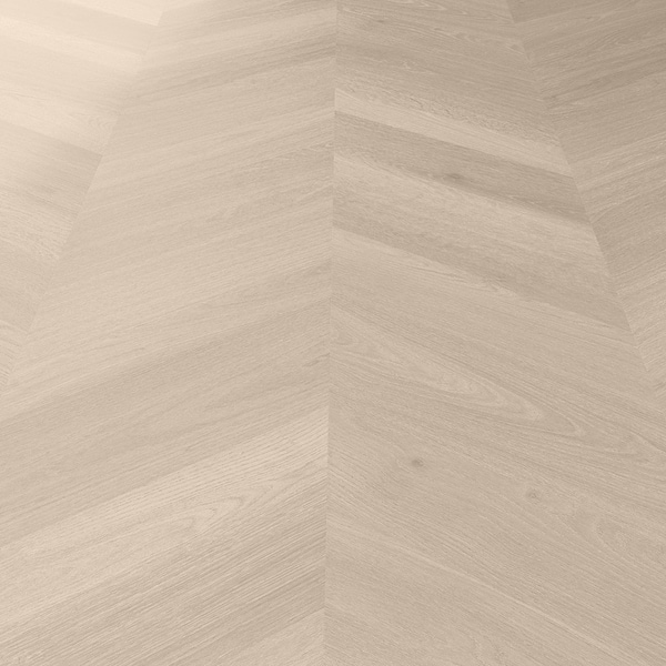 Aspen LVT Chevron Whisper 12x48 Luxury Vinyl Plank in Beige & Cream, View 4, open zoomed image