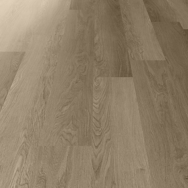 Aspen LVT Highland Oak Smoky 6x48 Luxury Vinyl Plank in Gray, View 4, open zoomed image
