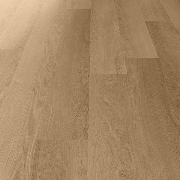 Aspen LVT Highland Oak Thatch 6x48 Luxury Vinyl Plank in Brown, View 4, open zoomed image